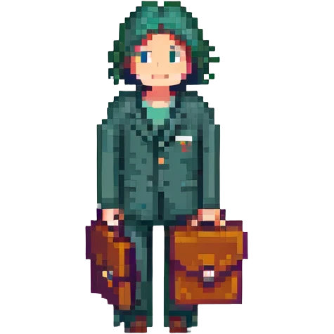 a person with a briefcase emoji