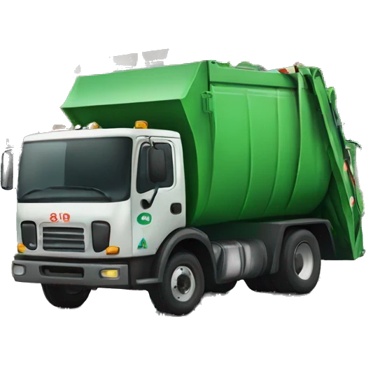 Smelly garbage truck emoji