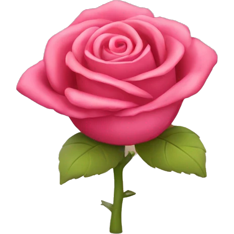 rose toy emoji