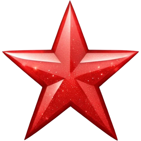 red glitter check mark emoji