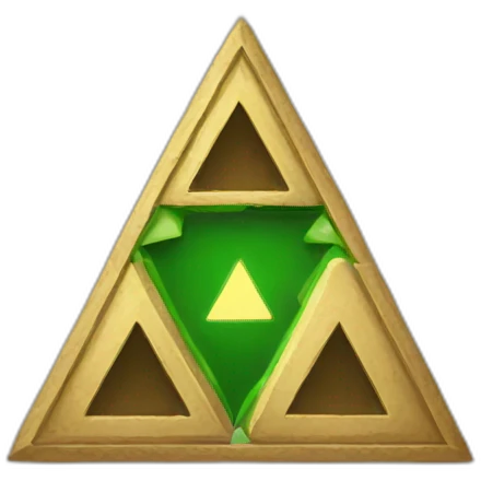 Triforce with zelda emoji