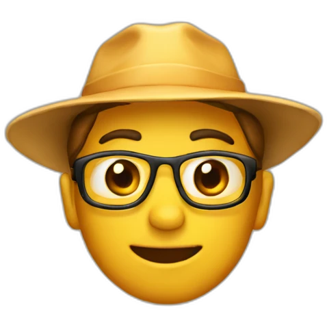 Middle Finder in the honey emoji