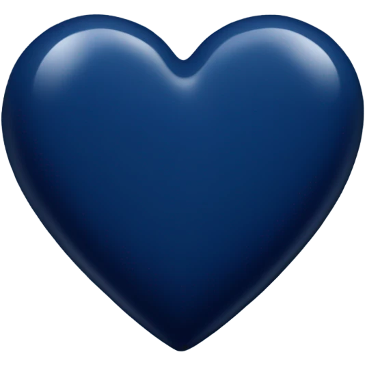 navy blue heart emoji
