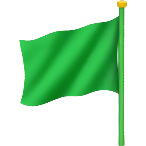 Green Flag emoji