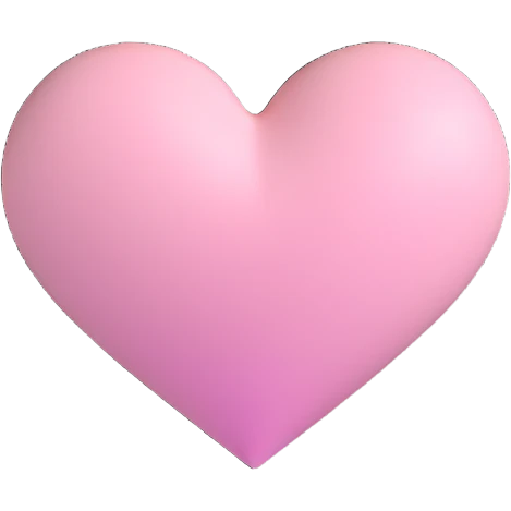 light pink heart emoji