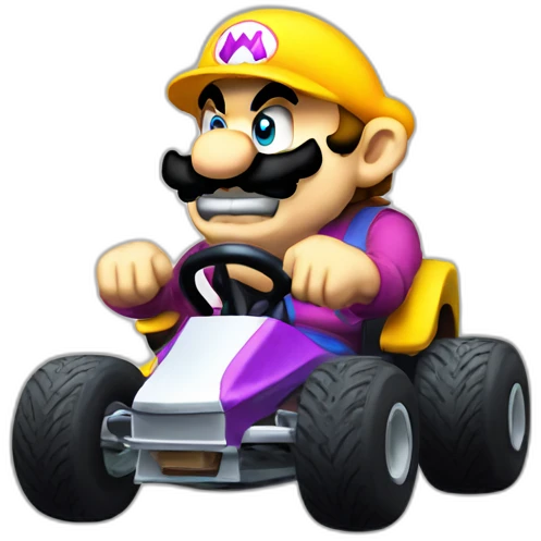 Wario kart emoji