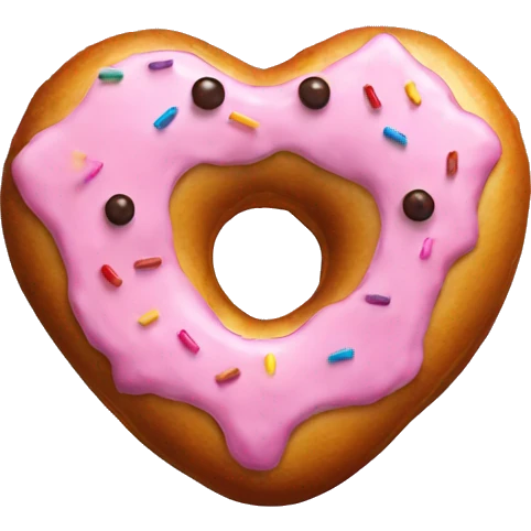 heart donut emoji