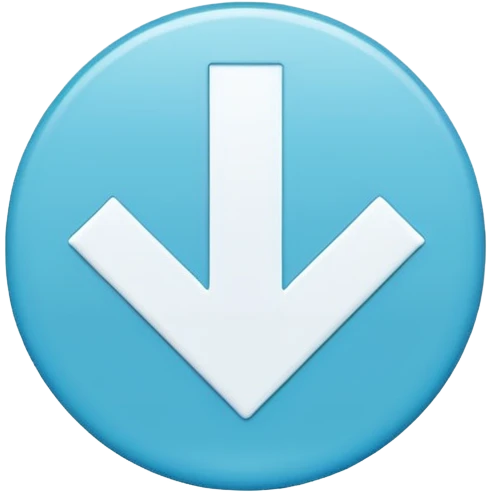 A small solid cyan-blue circle with a centered bright white check mark, clean and minimal, symbolizing trust and distinction. emoji