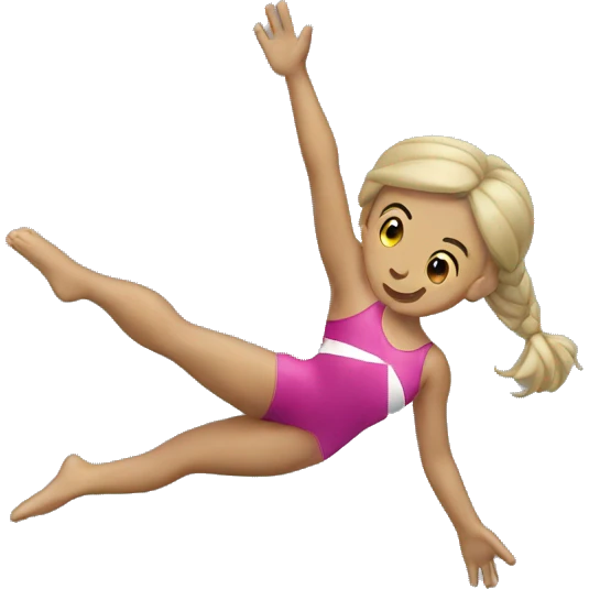 pike jump gymnastics emoji