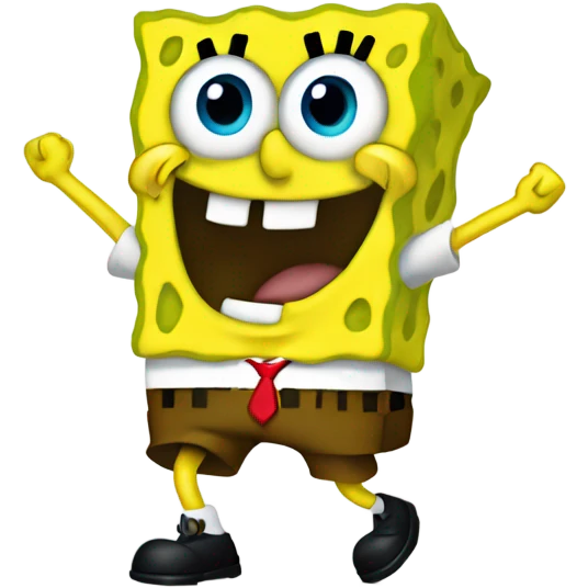 SpongeBob doing the nae nae  emoji