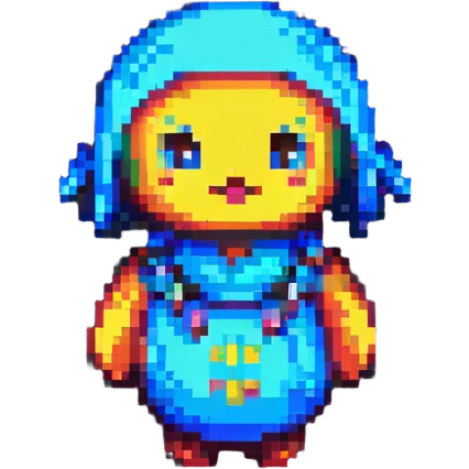 the word 'Vrishali' in pixel art style, gradient effect, classic arcade look emoji