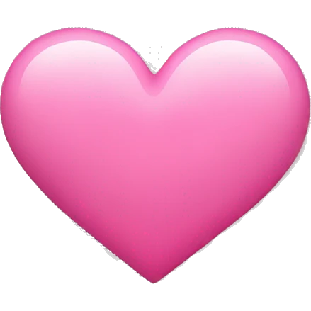 Pink heart  emoji