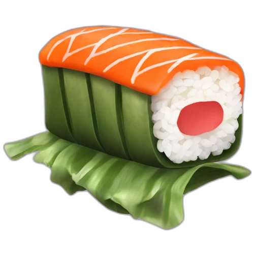 sushi seaweed emoji