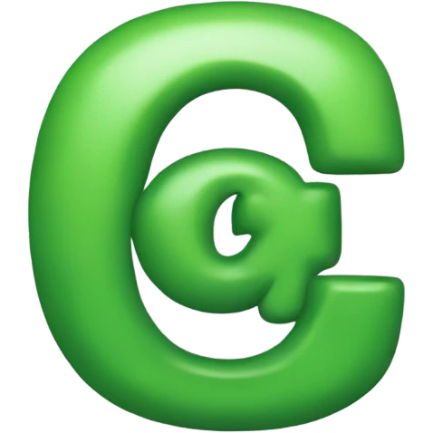 the letters G A Y emoji