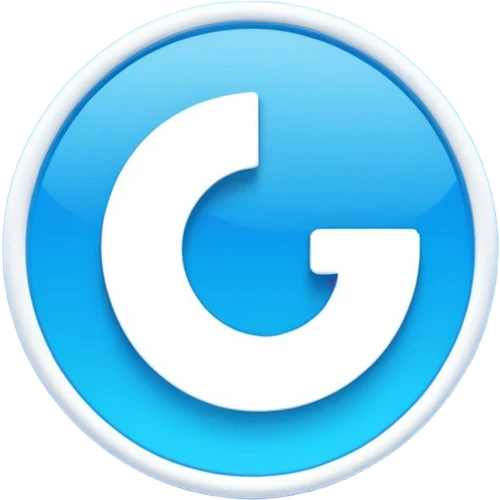 Graphic design, Ingosstrakh brand style, modern, neon blue and white colors, 80s style elements like callouts and bold fonts, minimalist, corporate, white background, high quality, 4k emoji