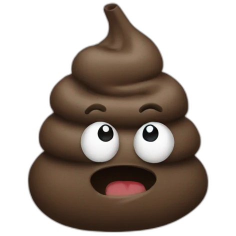 poo phone emoji