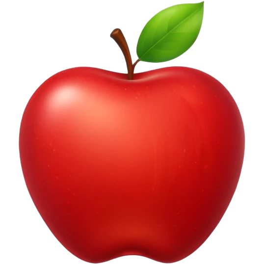 Apple ball emoji