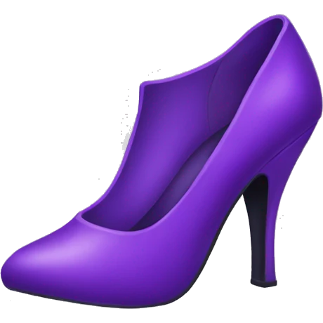 Purple heels emoji