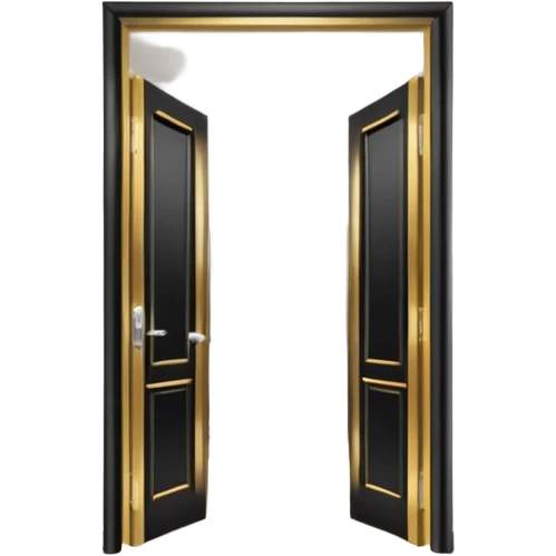 hotel room door modern hallway emoji