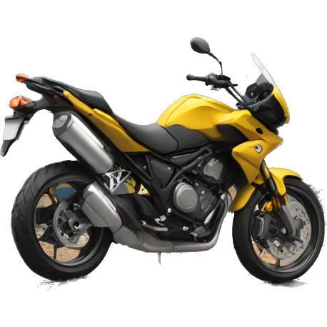 Motorbike on mountain  emoji
