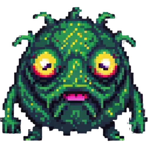Blob monster with one eye emoji