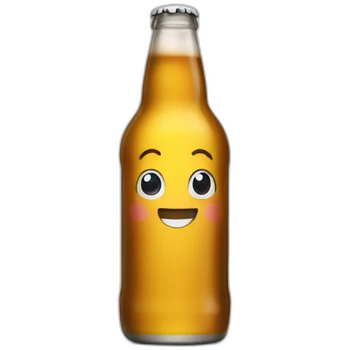 beer in a bottle called "Joy" emoji