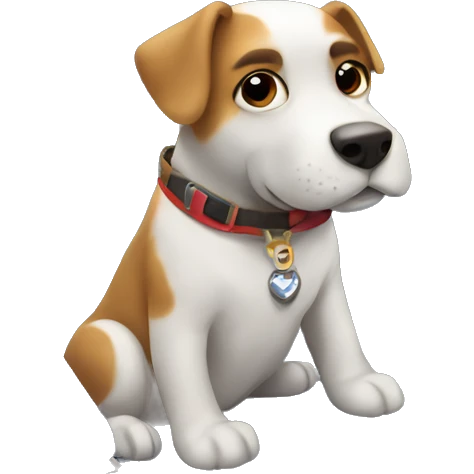 Dog on a plane emoji