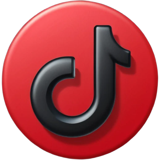 El logo de tik tok emoji