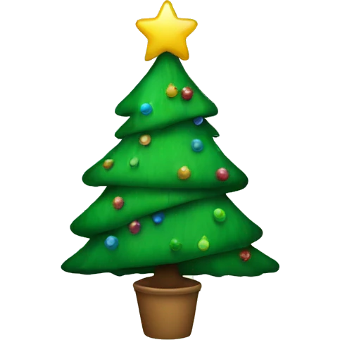 Christmas tree emoji