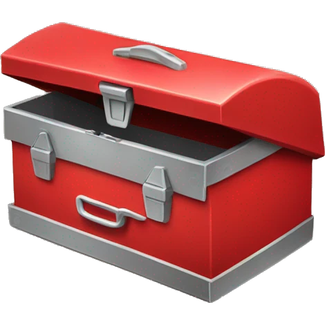 red toolbox emoji