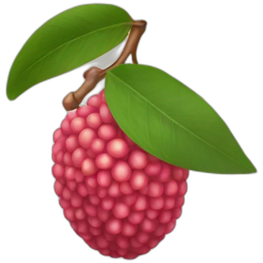Lychee emoji