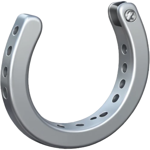 Horseshoe in small emoji