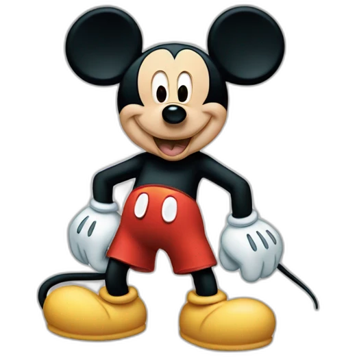 Mickey mouse emoji