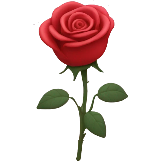 my rose  toy emoji