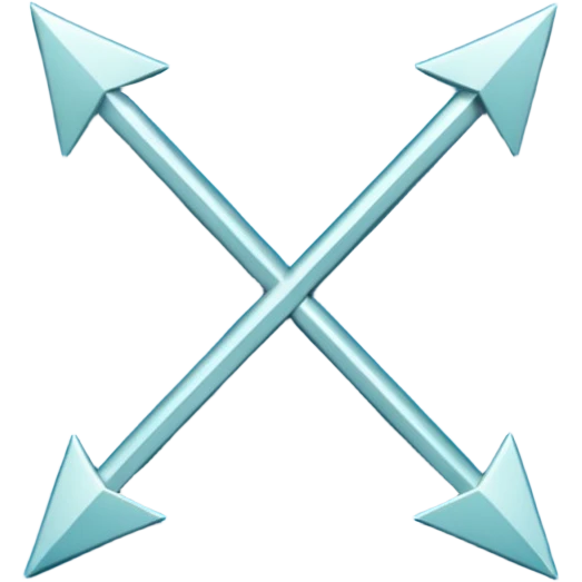 in blue square shape, up arrow in the middle emoji