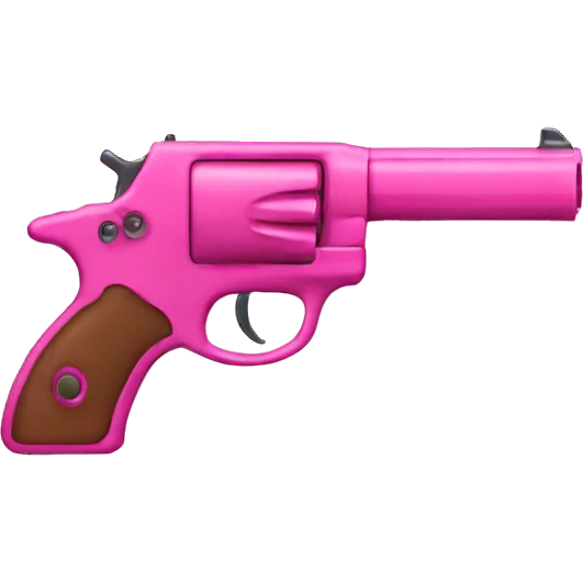 pink gun emoji