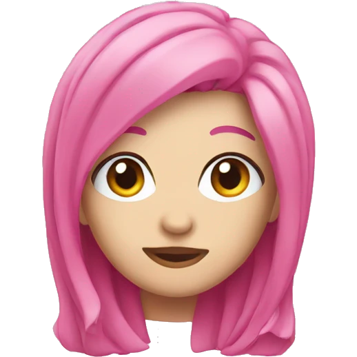 Pink emoji