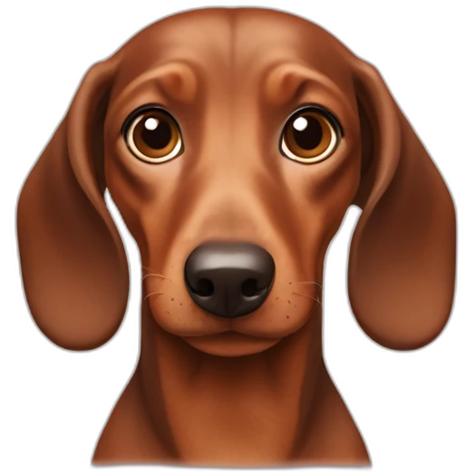 Dachshund named „Jette“ emoji