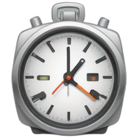 Broken timer emoji