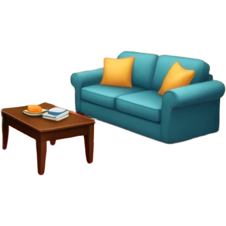 un pepartamento amuebaldo y hogareño emoji