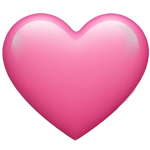Pink heart  emoji