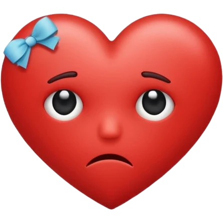 Sad sad heart emoji