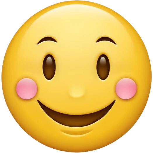 Circle smiley character  emoji