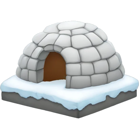 simple Igloo emoji