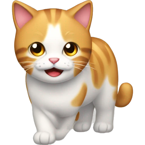 gato que hace ejercicio emoji