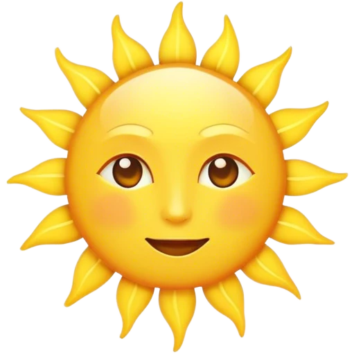 Good morning sunshine emoji