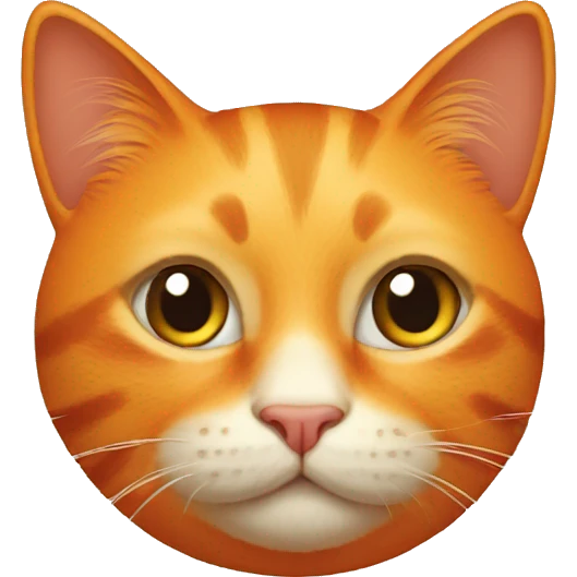 orange smily cat emoji