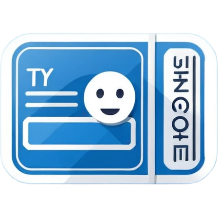 iphone style 
ticket support  icon  emoji