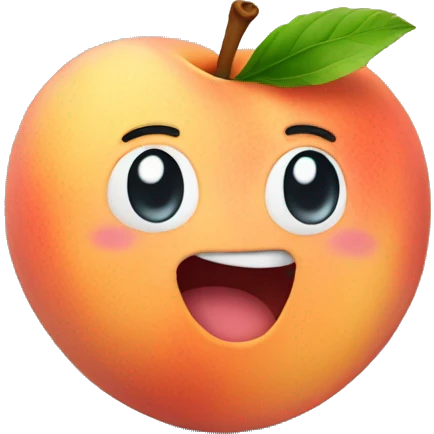 peach heart emoji