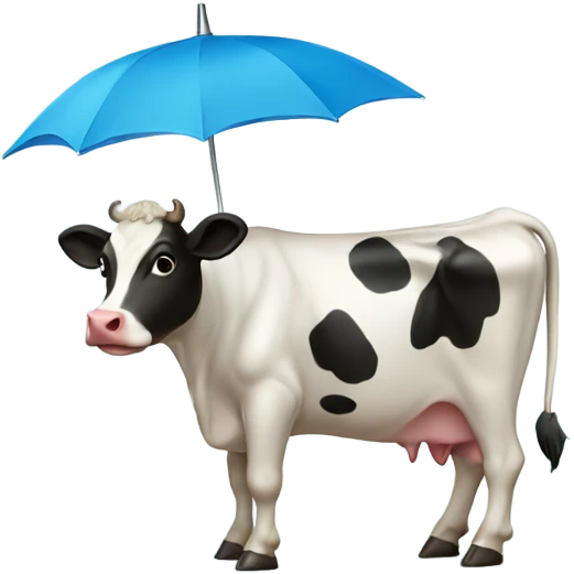 cow with an umbrella  emoji